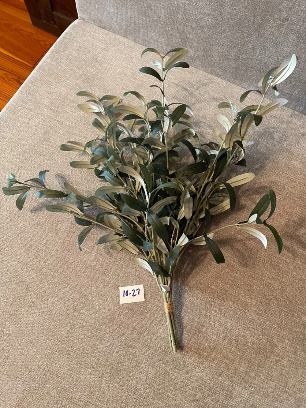 Pottery Barn Faux Olive Branch Bundle NWT